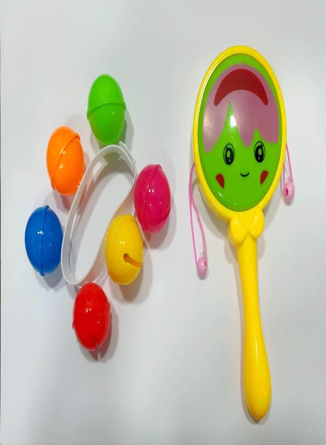 Smart Picks 7 Pieces Newborn Toddler Baby Teether Rattle Play Gift Set for Kids/Children (Multi Color) - Image 4